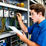 전자기술사 시험 후기 및 경험 공유 - Focused on Learning and "Aha!" Moments**

"A young, fully clothed apprentice electrician in a well-l...