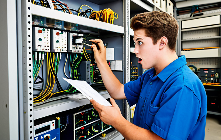 전자기술사 시험 후기 및 경험 공유 - Focused on Learning and "Aha!" Moments**

"A young, fully clothed apprentice electrician in a well-l...