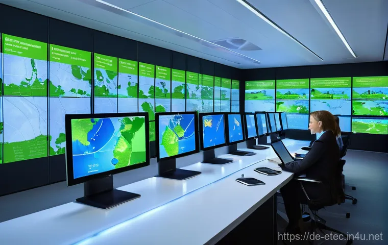 전자기술사와 전력 시스템 설계 방법 - **Prompt 1: The Smart Grid Command Center**
    "A photorealistic, high-definition image of a divers...