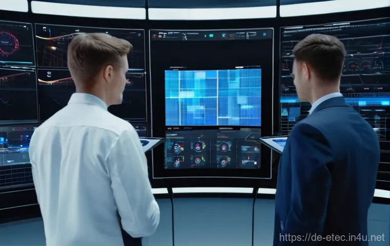 전자기술사와 관련된 최신 설비 유지보수 사례 - **AI-Driven Anomaly Detection in a Modern Electrical Substation**
    "A sleek, futuristic control r...