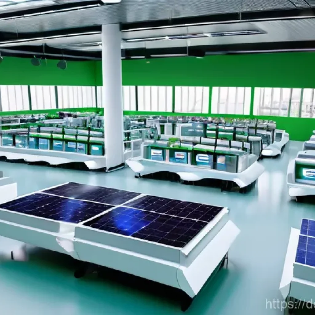 전자기술사와 관련된 산업별 기술 동향 - **Sustainable Electronics Innovation Hub in Germany**
    A vibrant, sunlit, and modern research and...