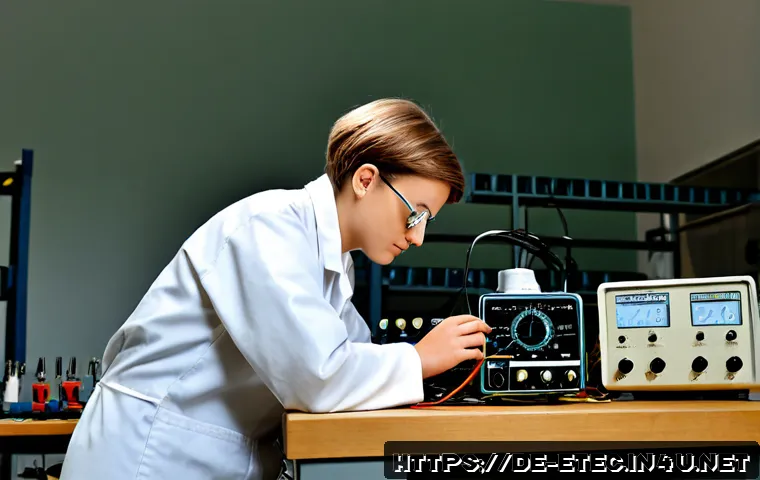 전자기술사 실기 대비 실험 장비 - Photorealistic German electrical engineering training laboratory for practical exam preparation, org...